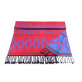 100% Silk Cashmere feeling New Style Jacquard Woven Blanket Scarf